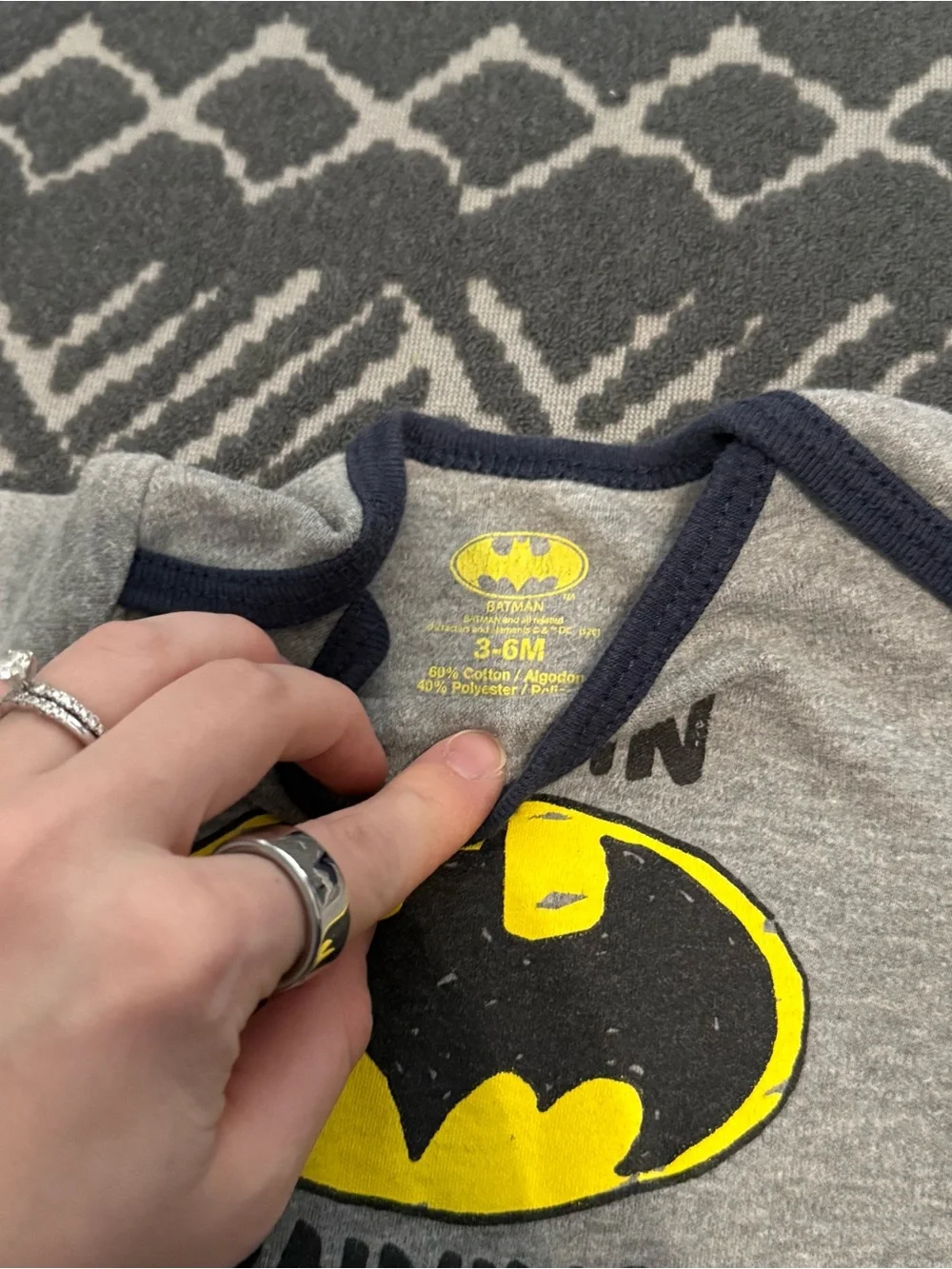 ✨2/$6 ✨ Baby boy Batman onesie
